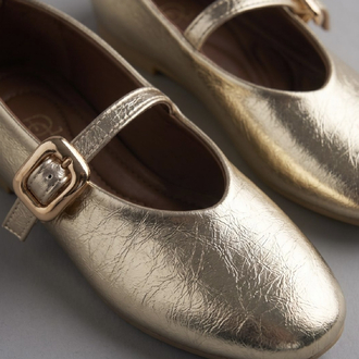 Gold renk kemerli babet