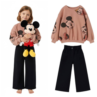 Micky baskılı sweatshirt