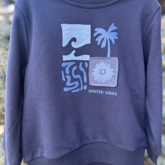 Baskılı sweatshirt