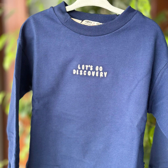 Arkası logolu sweatshirt