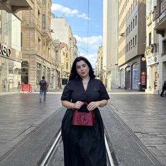 N°8 Pera çanta ve lalezar ayna tarak set