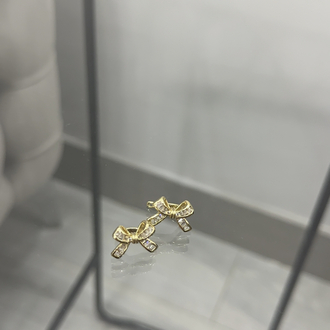 Bow Tie Kıkırdak Küpe