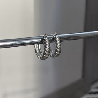 Silver Geniş Halka Çelik