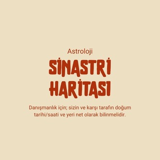 Sinastri | İlişki haritası analizi