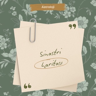 Sinastri | İlişki haritası analizi
