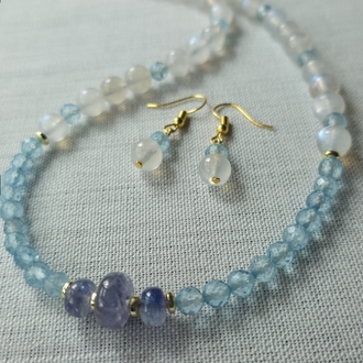 TANZANİT & TOPAZ & AYTAŞI KOLYE VE KÜPESİ