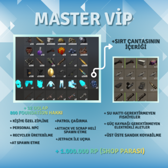 Master vip + Özelleştirilmiş patlayıcı paketi