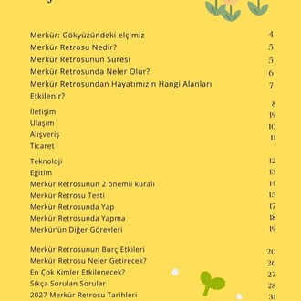 MERKÜR RETROSUNDA HAYATTA KALMA REHBERİ
