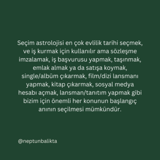 SEÇİM ASTROLOJİSİ DANIŞMANLIĞI