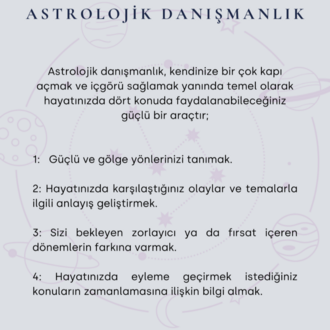 ASTROLOJİK DANIŞMANLIK