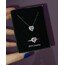 Pandora Kolye ve Yüzük Seti (Silver-Pink)