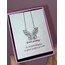 Diamond Butterfly Kolye (Silver)