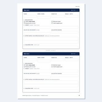 YKS Odak Programı — 4 Haftalık Kurulum — Dijital (PDF)