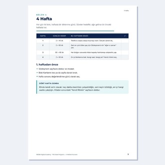 YKS Odak Programı — 4 Haftalık Kurulum — Dijital (PDF)