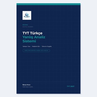 TYT Paketi — Yanlış Analiz Sistemi (4 Dijital Çalışma Kitabı)