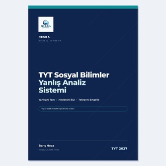 TYT Paketi — Yanlış Analiz Sistemi (4 Dijital Çalışma Kitabı)