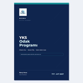 YKS Odak Programı — 4 Haftalık Kurulum — Dijital (PDF)