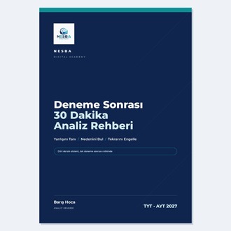 Deneme Sonrası 30 Dakika Analiz Rehberi — Dijital Çalışma Kitabı (PDF)