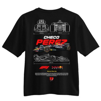 JEXTROWEAR F1 Chece Perez Tasarım Unisex Oversize Tişört