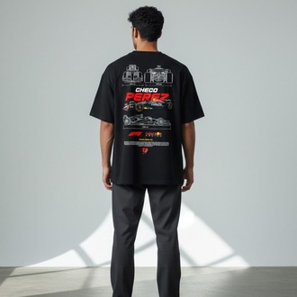 JEXTROWEAR F1 Chece Perez Tasarım Unisex Oversize Tişört