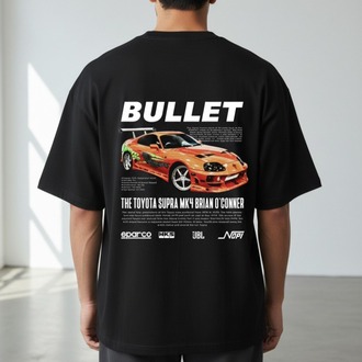 JEXTROWEAR TOYOTA Supra Bullet Unisex Oversize Tişört