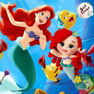 TÜRKÇE TARİF-KÜÇÜK DENİZ KIZI ARIEL 28 CM BOYUNDA