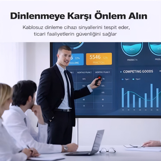  Profesyonel Gizli Kamera Dinleme Cihazı Dedektörü | GPS Takip Bulucu