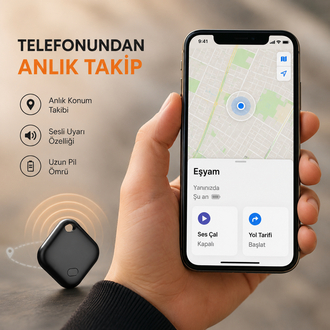 Akıllı Takip Cihazı | Anahtar, Çanta ve Valiz Bulucu