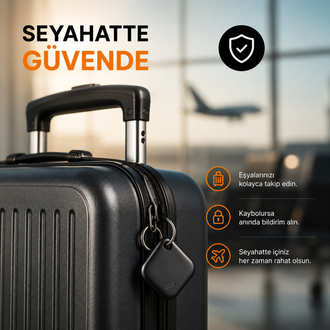 Akıllı Takip Cihazı | Anahtar, Çanta ve Valiz Bulucu