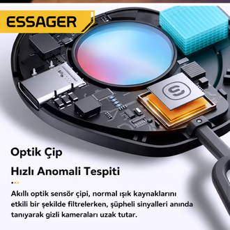 Mini Gizli Kamera Dedektörü | Kızılötesi & RF Sinyal Bulucu