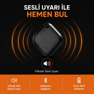 Akıllı Takip Cihazı | Anahtar, Çanta ve Valiz Bulucu