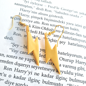 Harry Potter Şimşek Küpe