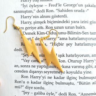 Harry Potter Şimşek Küpe