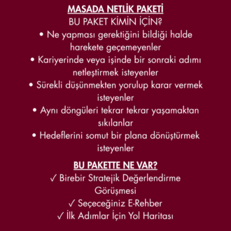 MASADA NETLİK PAKETİ