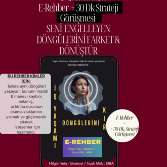 Döngüden Çıkış Strateji Paketi (E-rehber + 30 Dk Strateji Görüşmesi)