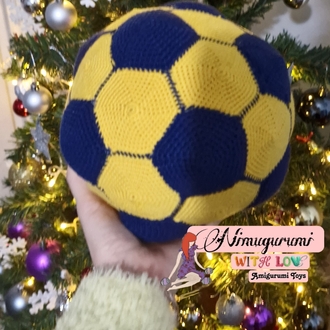 Amigurumi Voleybol-Futbol Topu