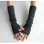 Unisex Aksesuar Örme Kumaş Başparmaktan Geçmeli Parmaksız Kolluk Eldiven