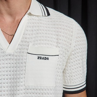 Prada Yakalı T-Shirt 