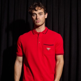 Prada Yakalı T-Shirt