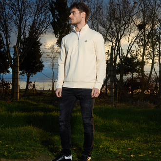 Moncler yarım fermuarlı Sweatshirt