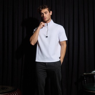 Dolce&Gabbana Yarım Fermuarlı T-Shirt