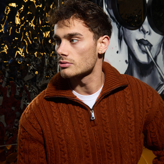 Moncler yarım fermuarlı triko