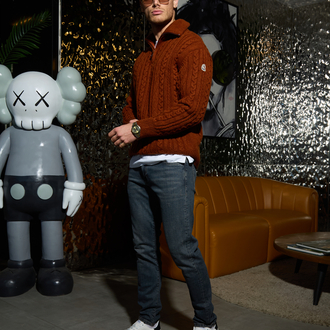 Moncler yarım fermuarlı triko