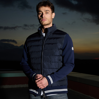 Moncler Çelik örme detaylı mont