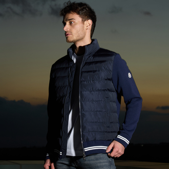 Moncler Çelik örme detaylı mont