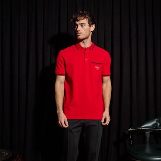 Prada Yakalı T-Shirt