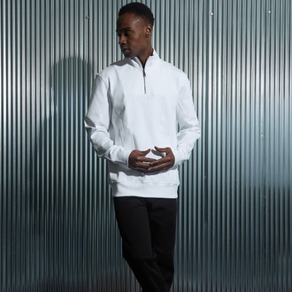 Saint Laurent Yarım Fermuarlı Swatshirt