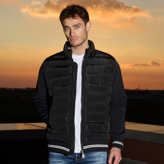Moncler Çelik örme detaylı mont 