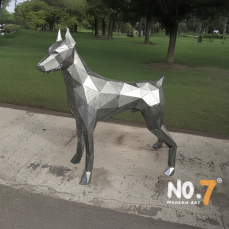 XXL Doberman Metal Art