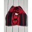 Hearts in Black Wearable Dog Blanket